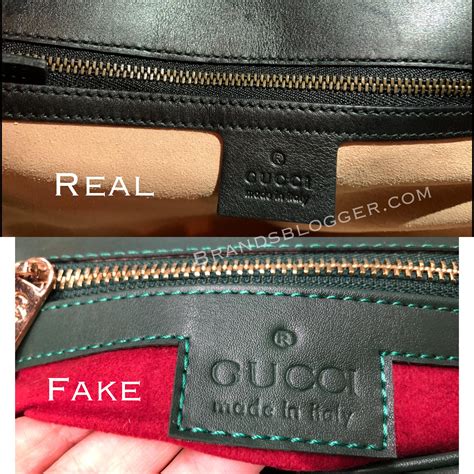 how to tell a real gucci handbag from a fake|counterfeit gucci bag.